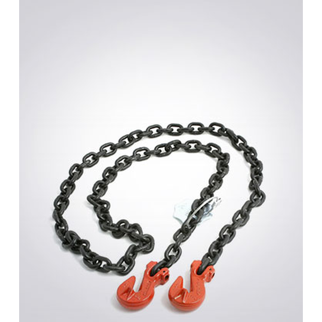 Custom chain sling with hooks